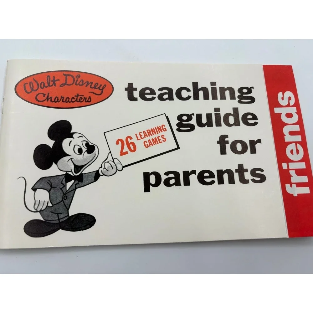 Friends Walt Disney Characters First Learning Games Vintage 1969 Complete‎